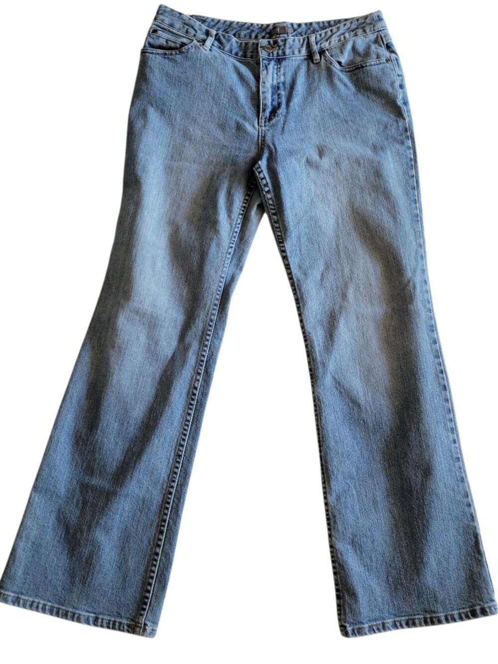 J.Jill Medium Wash Stretch Bootcut Jeans (Size 10)